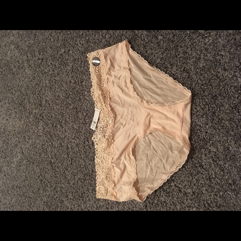 Never worn blush panties with tags. Aerie brand.